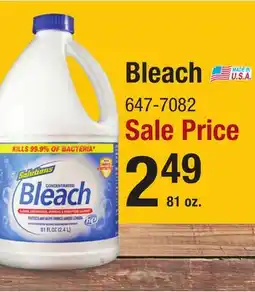 Menards Bleach offer