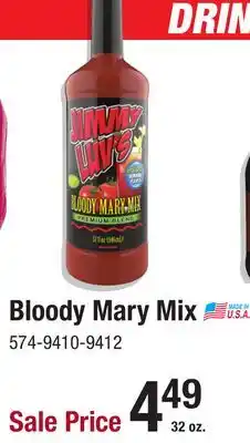Menards Bloody Mary Mix offer