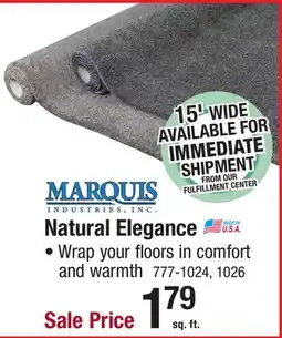 Menards Natural Elegance offer