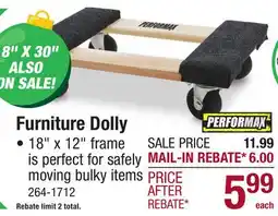 Menards Furniture Dolly offer