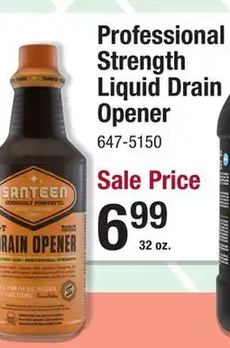 Menards Professional Strength Liquid Drain Opener offer