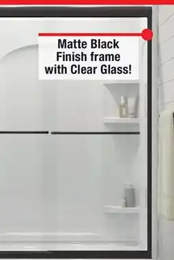 Menards Finesse Shower Door offer