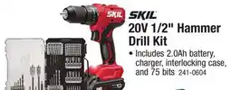 Menards 20V 1/2 Hammer Drill Kit offer