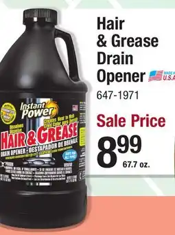 Menards Hair & Grease Drain Opener offer