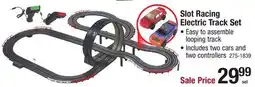 Menards Slot Racing Electric Track Set offer