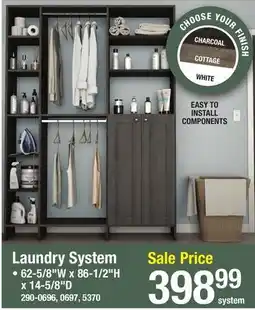 Menards Laundry System offer