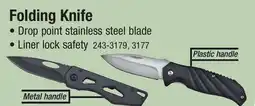 Menards Folding Knife offer