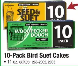 Menards 10-Pack Bird Suet Cakes offer