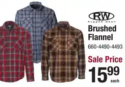 Menards Brushed Flannel offer