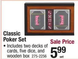 Menards Classic Poker Set offer