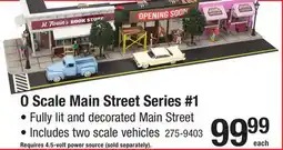 Menards O Scale Main Street Series #1 offer