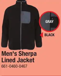 Menards Men's Sherpa Lined Jacket offer