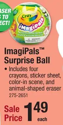 Menards ImagiPals Surprise Ball offer