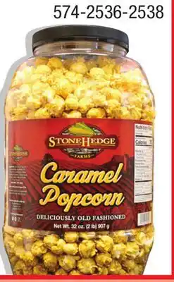Menards Caramel Popcorn offer