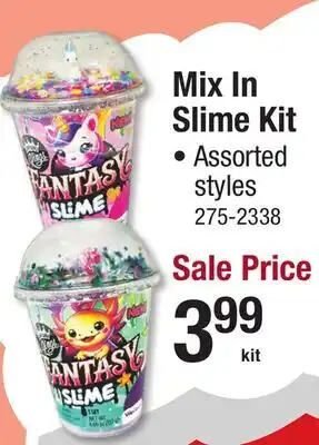Menards Mix In Slime Kit offer