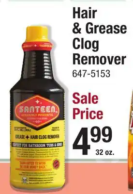Menards Hair & Grease Clog Remover offer