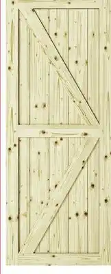 Menards 2-Panel K-Brace Artisan Door offer
