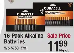 Menards 16-Pack Alkaline Batteries offer
