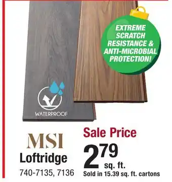 Menards Loftridge offer