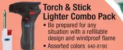 Menards Torch & Stick Lighter Combo Pack offer