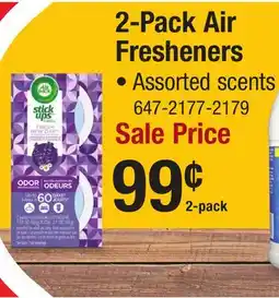 Menards 2-Pack Air Fresheners offer