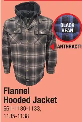 Menards Flannel Hooded Jacket offer