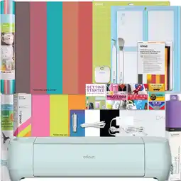 Walmart Cricut Explore 3 Craft Die-Cutting Machine Bundle, Ultimate Material Sampler Set offer
