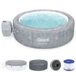 Walmart Coleman Sicily AirJet Inflatable Hot Tub w/ Cover w/ Pump #P09144 offer