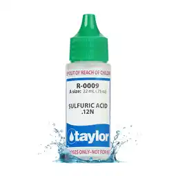 Walmart TAYLOR TECHNOLOGIES INC R-0009-A SULFURIC ACID .12N 3/4 OZ offer
