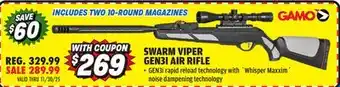 Big 5 Gamo Swarm Viper GEN3i Air Rifle offer
