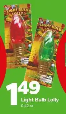 Save a Lot Light Bulb Lolly offer
