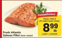 Safeway Fresh Atlantic Salmon Fillet offer