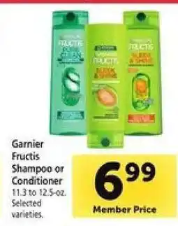 Safeway Garnier Fructis Shampoo or Conditioner offer