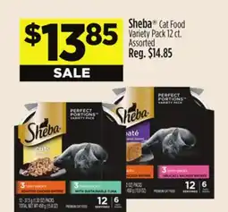 Dollar General Sheba Cat Food Variety Pack offer