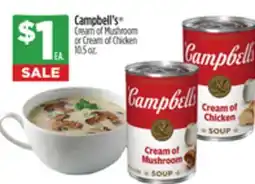 Dollar General Campbell's Cream of Mushroom or Cream of Chicken offer