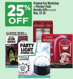 Dollar General Original Fun Workshop or Premier Finds Novelty Gifts offer