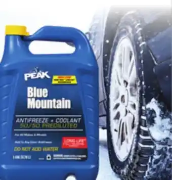 Dollar General PEAK Blue Mountain 50/50 Antifreeze + Coolant offer