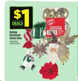 Dollar General Holiday Ornaments Shown Here offer