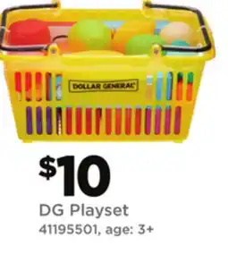 Dollar General DG Playset offer