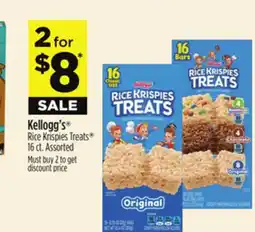 Dollar General Kellogg's Rice Krispies Treats offer