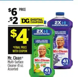 Dollar General Mr. Clean Multi-Surface Cleaner offer