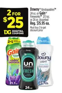 Dollar General Downy Unstopables or Gain Fireworks offer