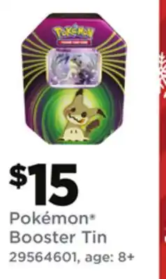 Dollar General Pokémon Booster Tin offer