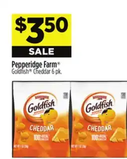 Dollar General Pepperidge Farm Goldfi sh Cheddar offer
