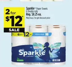 Dollar General Sparkle Paper Towels offer