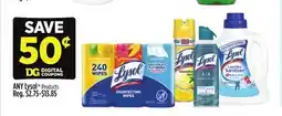 Dollar General ANY Lysol Products offer