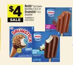 Dollar General Nestle Ice Cream Novelties 5-6 ct. or Drumstick 4 ct offer