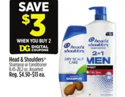 Dollar General Head & Shoulders Shampoo or Conditioner offer
