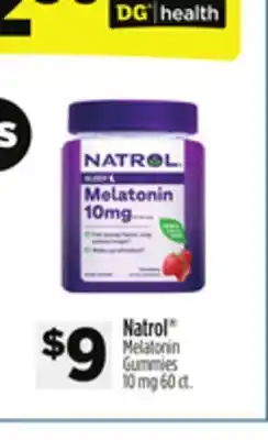 Dollar General Natrol Melatonin Gummies offer
