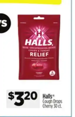 Dollar General Halls Cough Drops Cherry offer